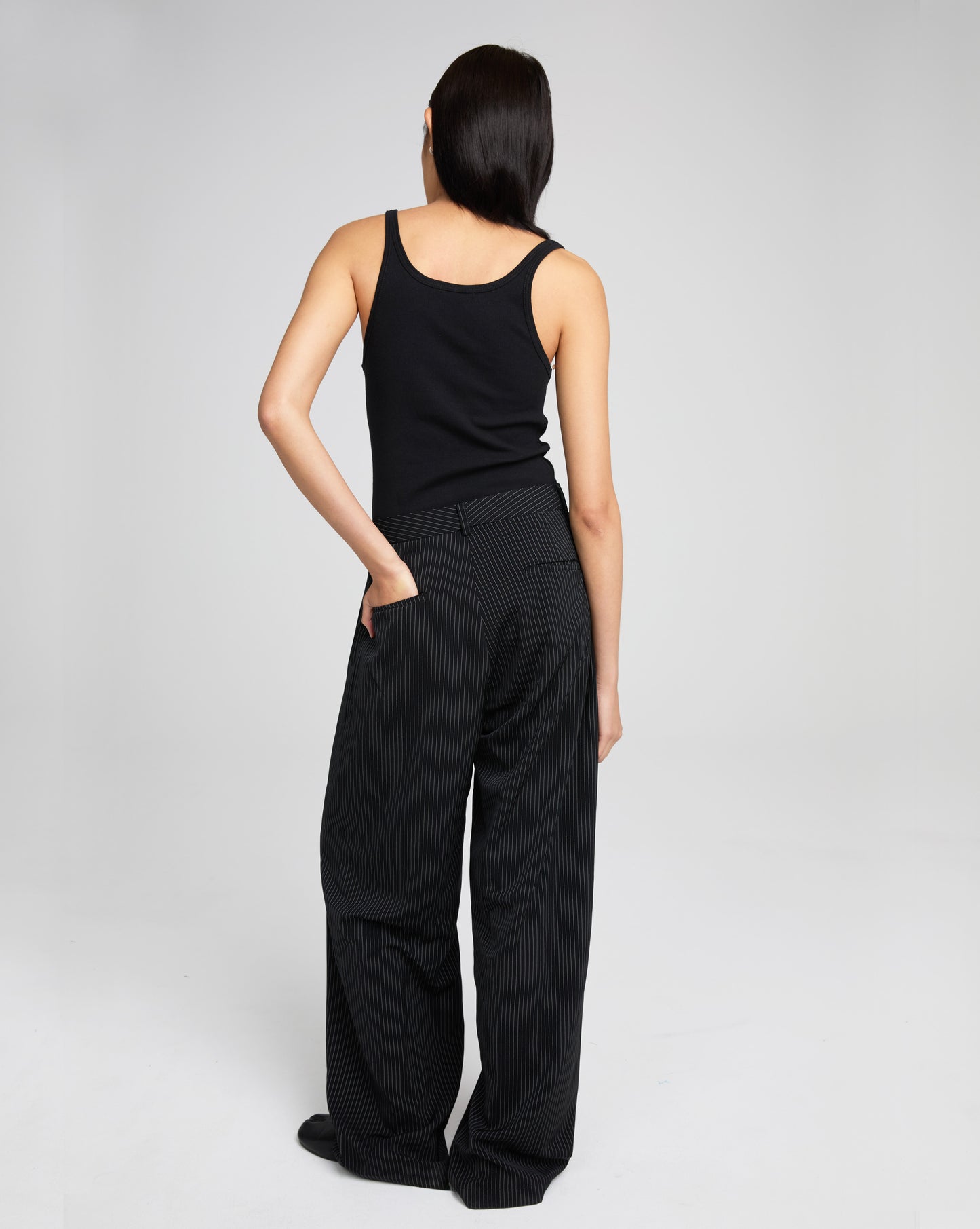 The Classic Trouser - Pinstripe