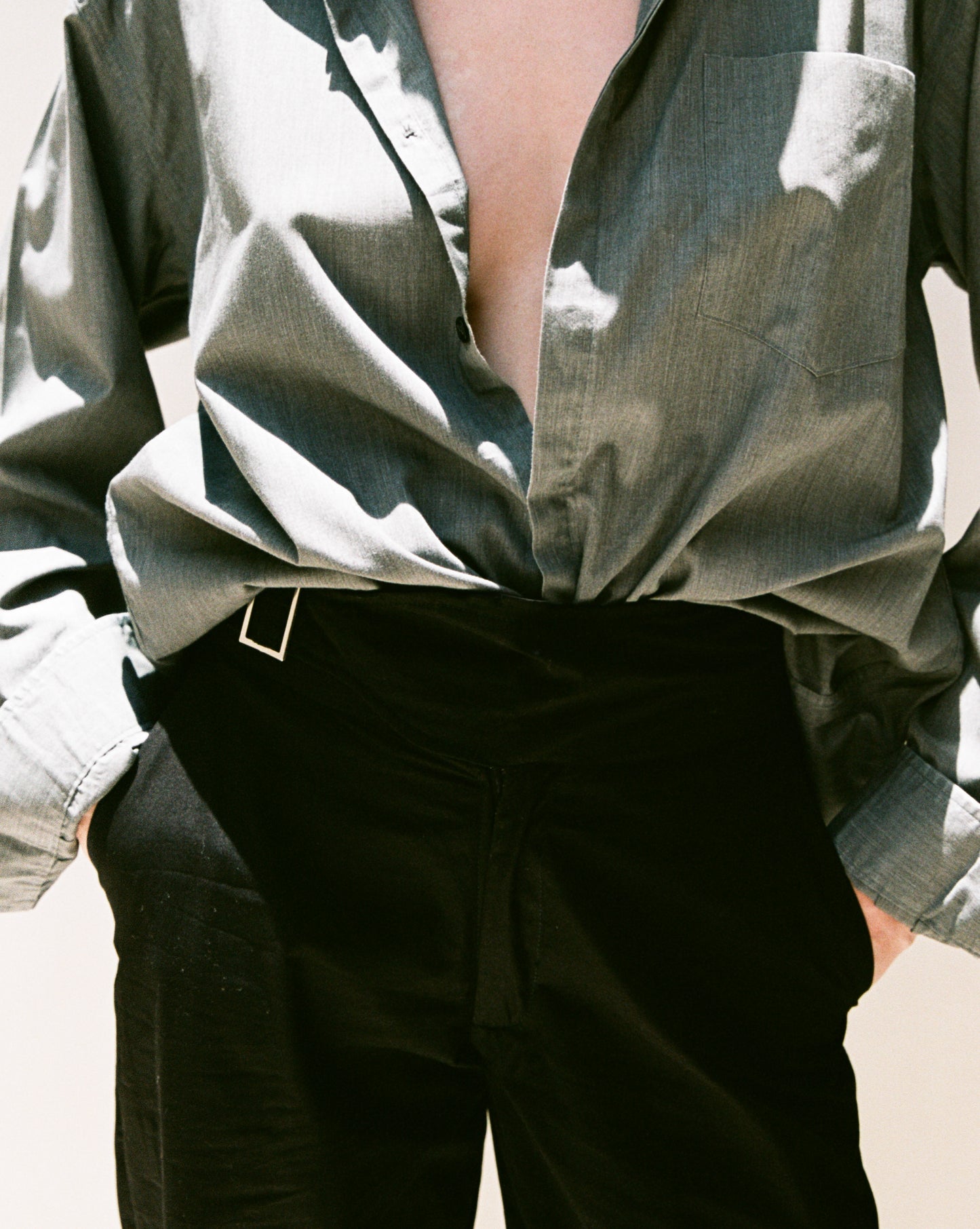 The Buckle Trouser - Black