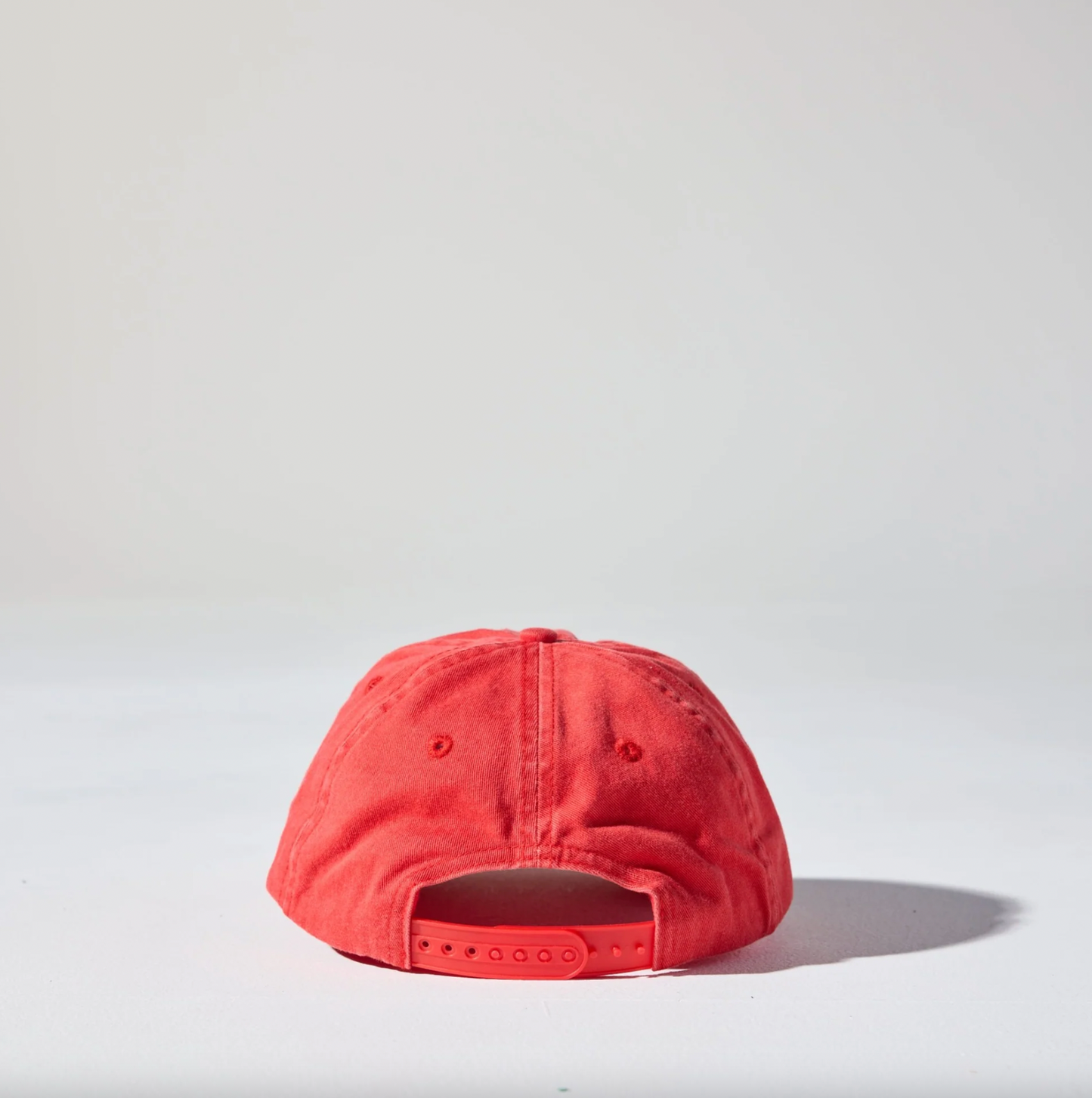 Crème Recycled Cotton Cap - Red