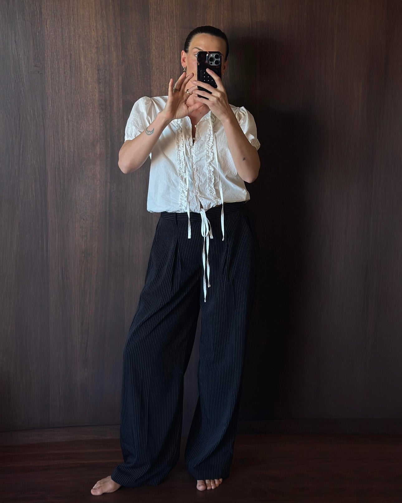 The Classic Trouser - Pinstripe