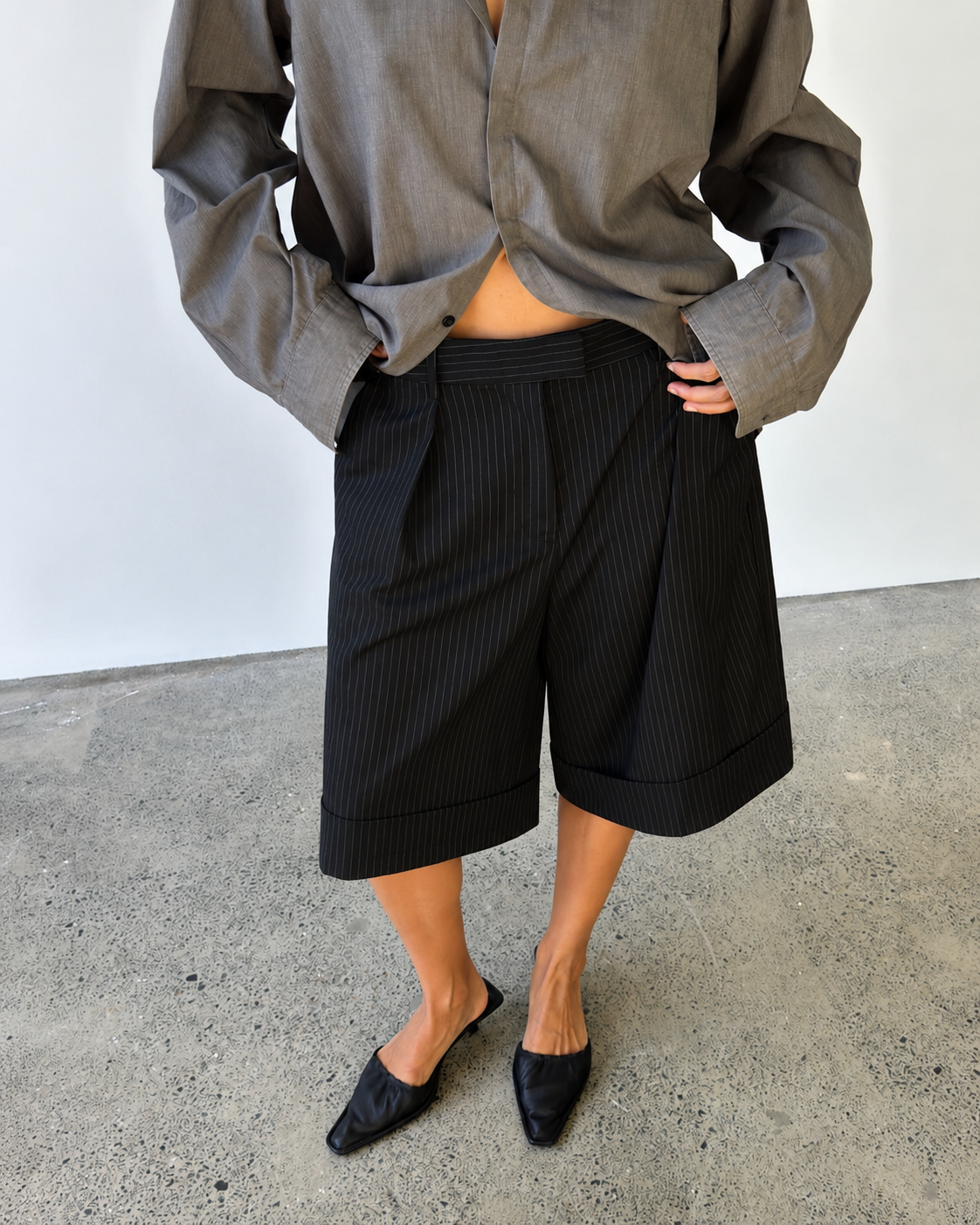 The Classic Short - Pinstripe