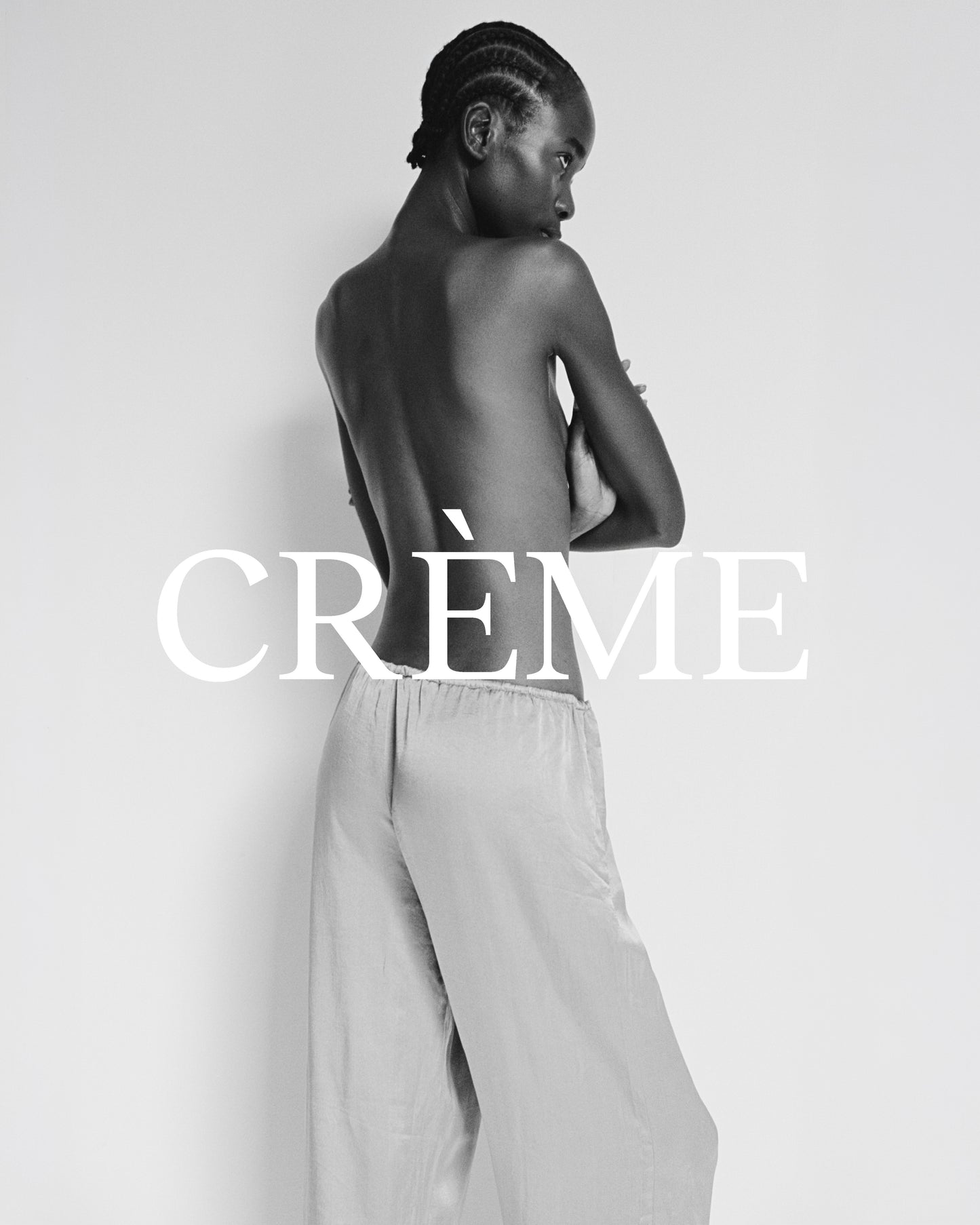 Silver Silk Pant